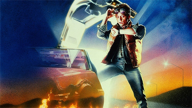 Back To The Future poster art by Drew Struzan